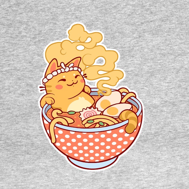 Ramen Cat by SarahJoncas